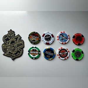 Poker Chip + Patch Lot